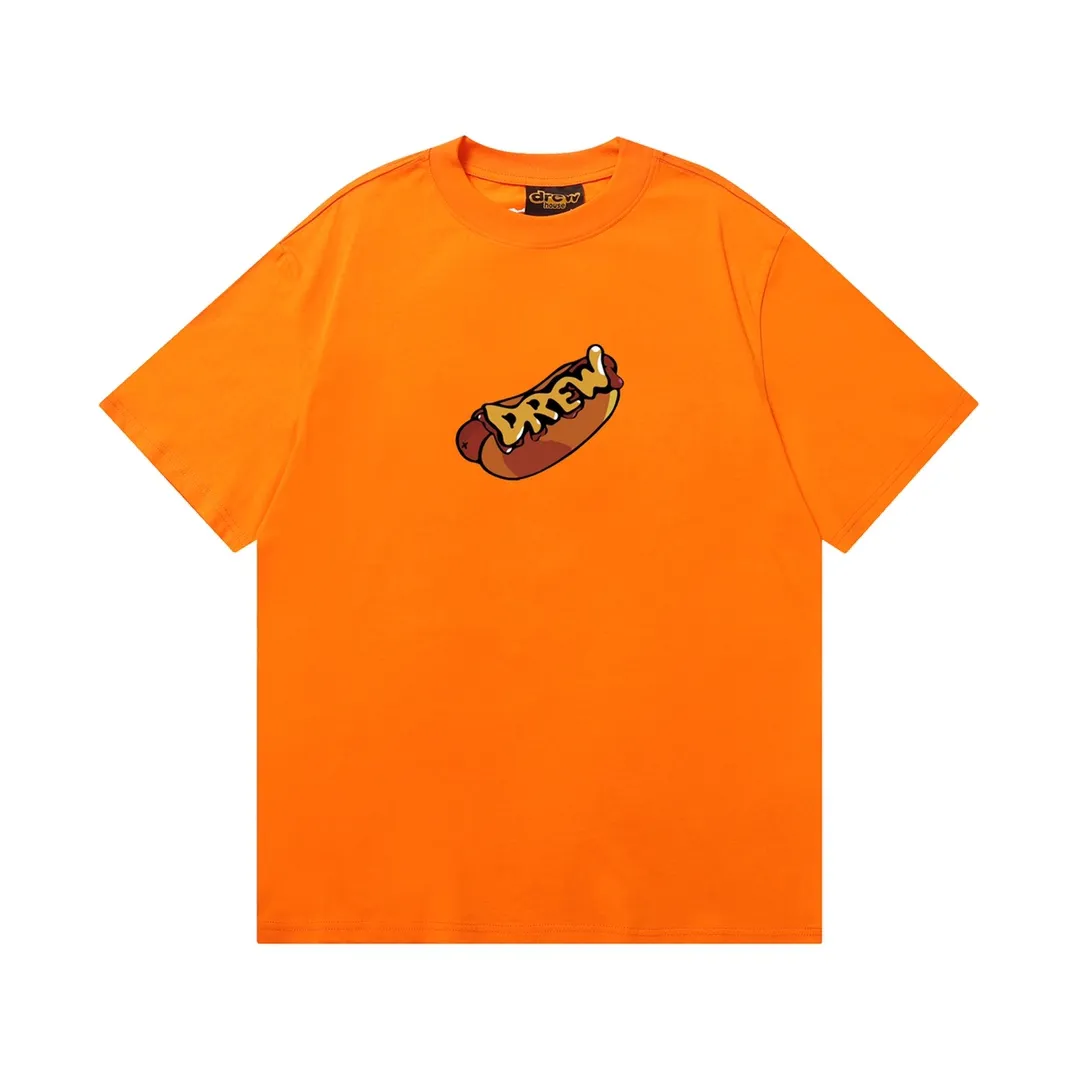D 047 9 2023SS Same Style drew T g , ！ Quality！！ ， Quality！！ ， ！！ ， ， ， ， ， 。 Sizes：S M L XL ：Black White Royal Blue Red Brown White Orange